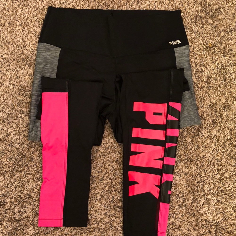 Pink work out leggings